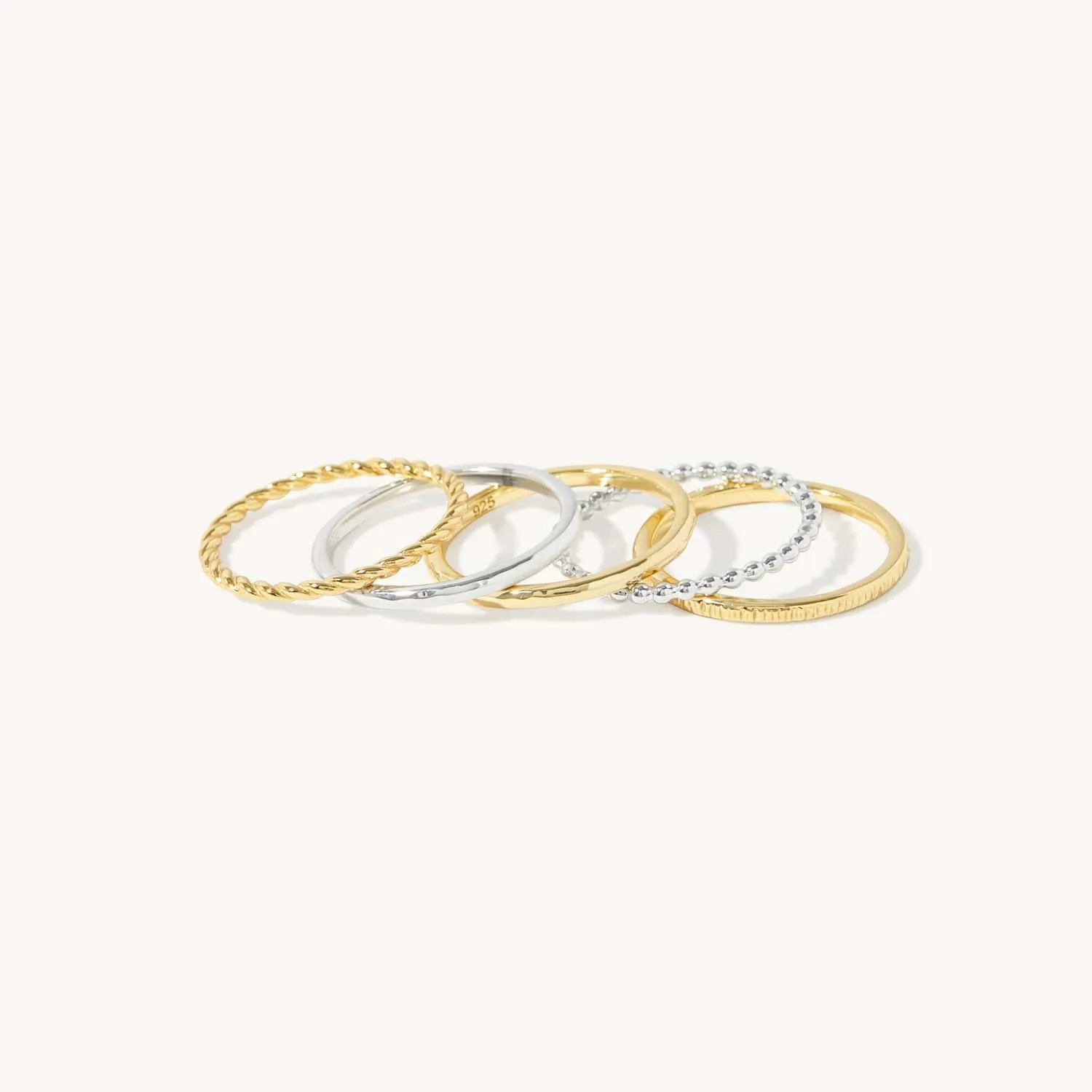 Roma Stack Ring Set