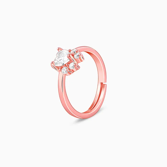 Rose Gold Divine Lotus Ring