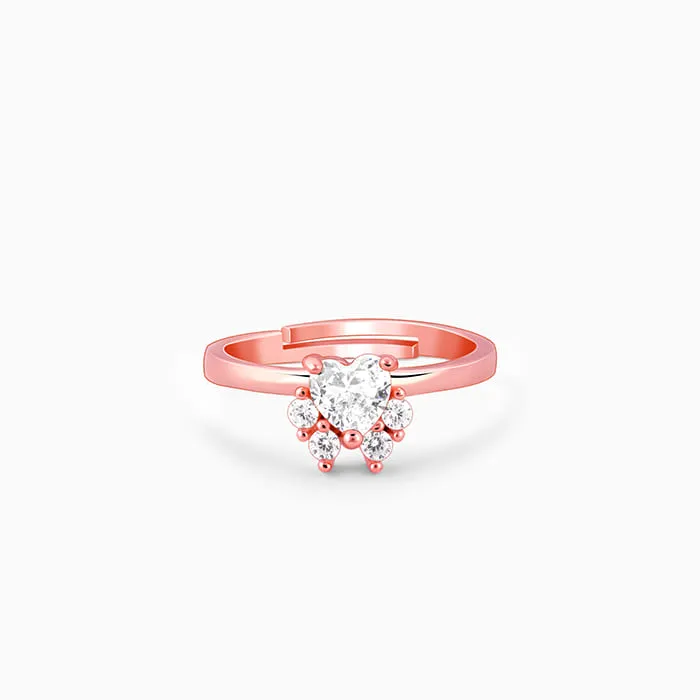 Rose Gold Divine Lotus Ring