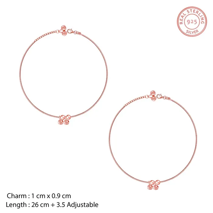 Rose Gold Jingle Anklet