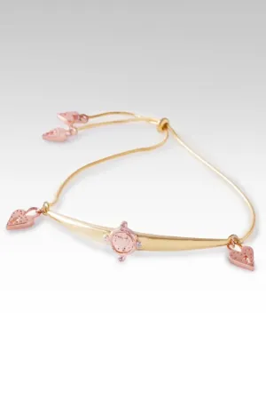 Rose Gold Love So Sweet Bracelet? in White Zircon