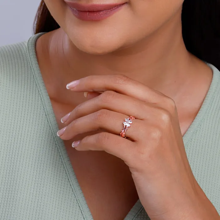 Rose Gold When We Met Ring