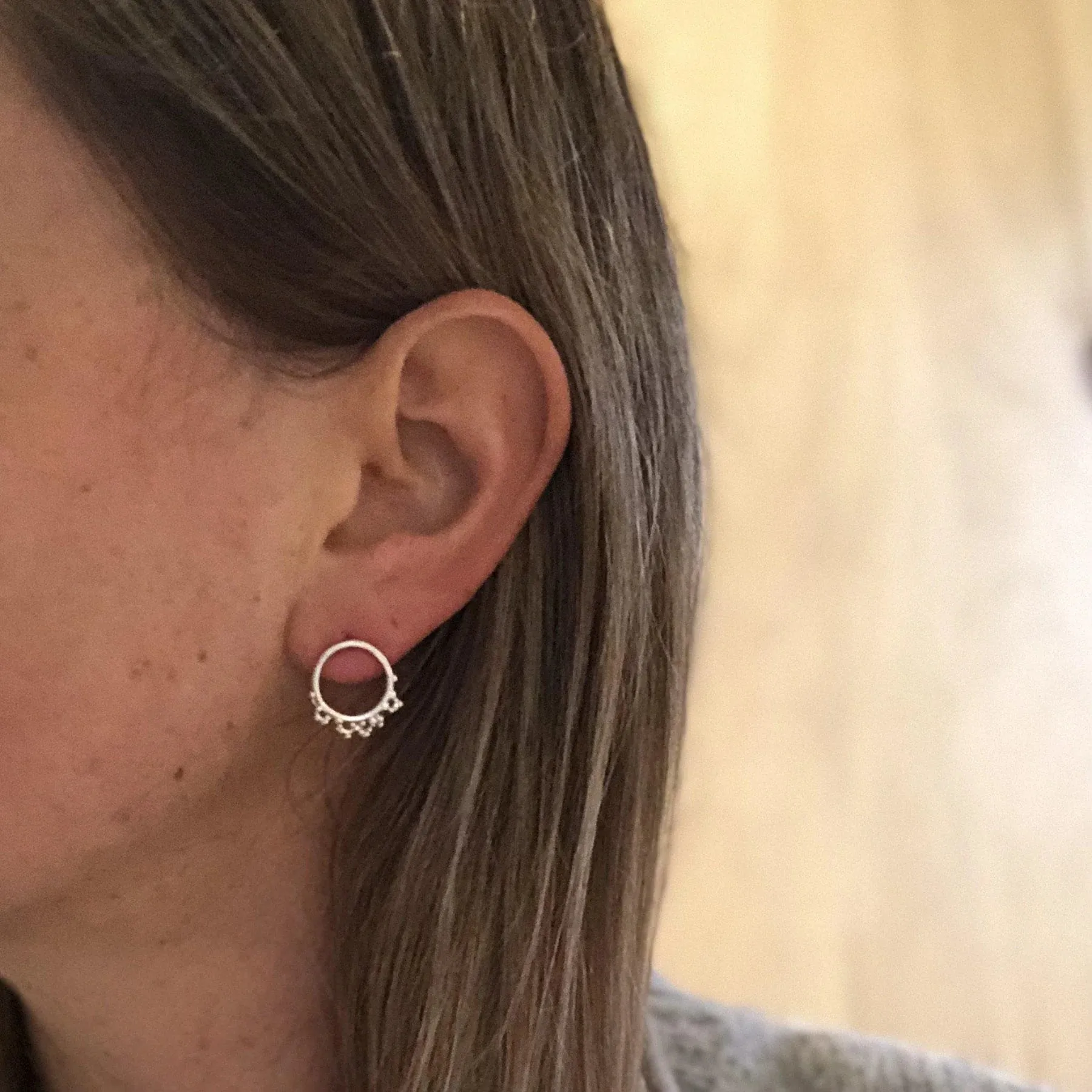 Russel Reef Hoop Studs