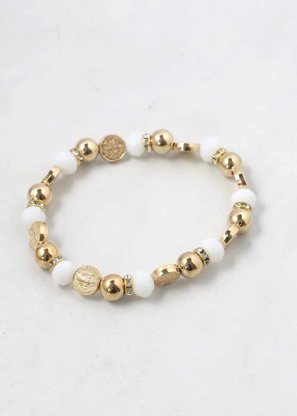 Saint Benedict Beaded Bracelet