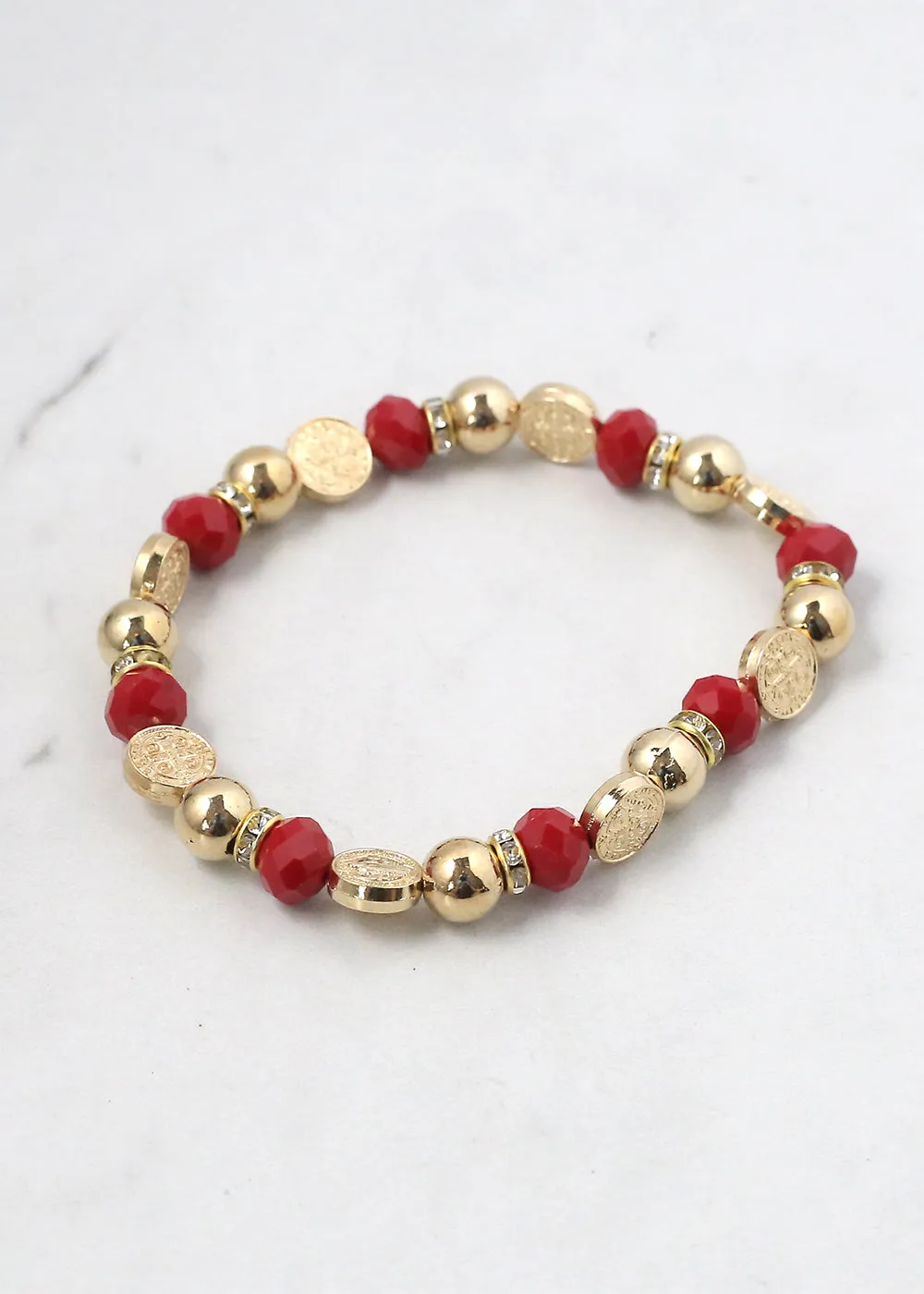 Saint Benedict Beaded Bracelet