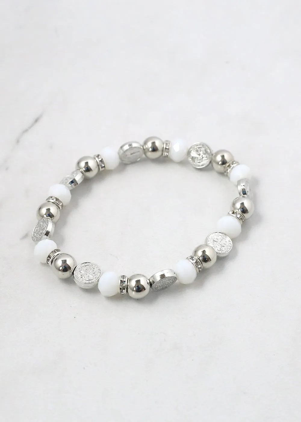 Saint Benedict Beaded Bracelet