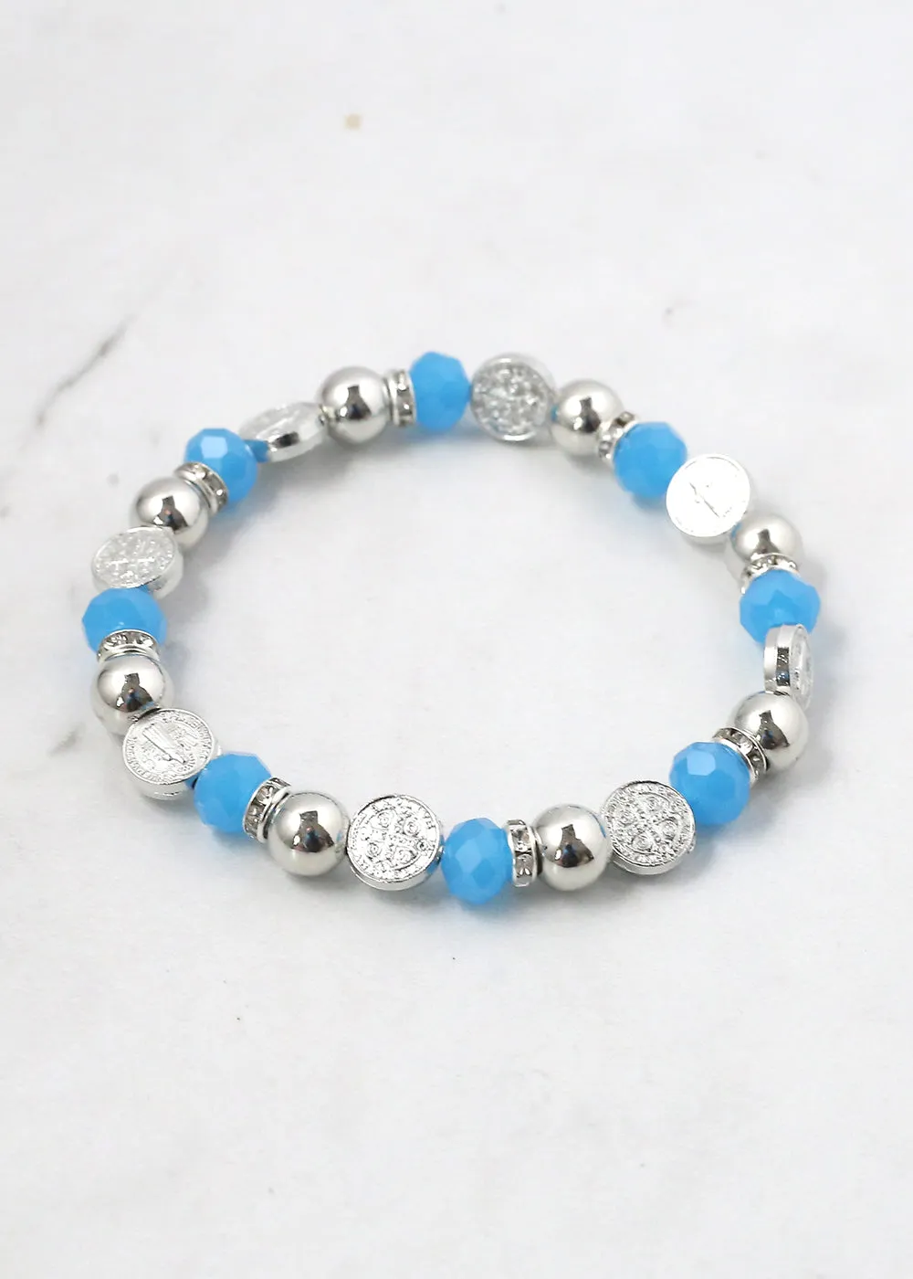 Saint Benedict Beaded Bracelet