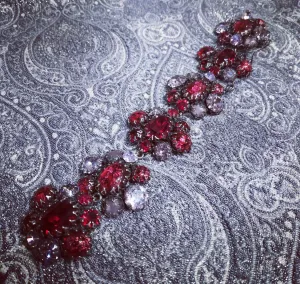 Schreiner Red Pink Vintage Bracelet