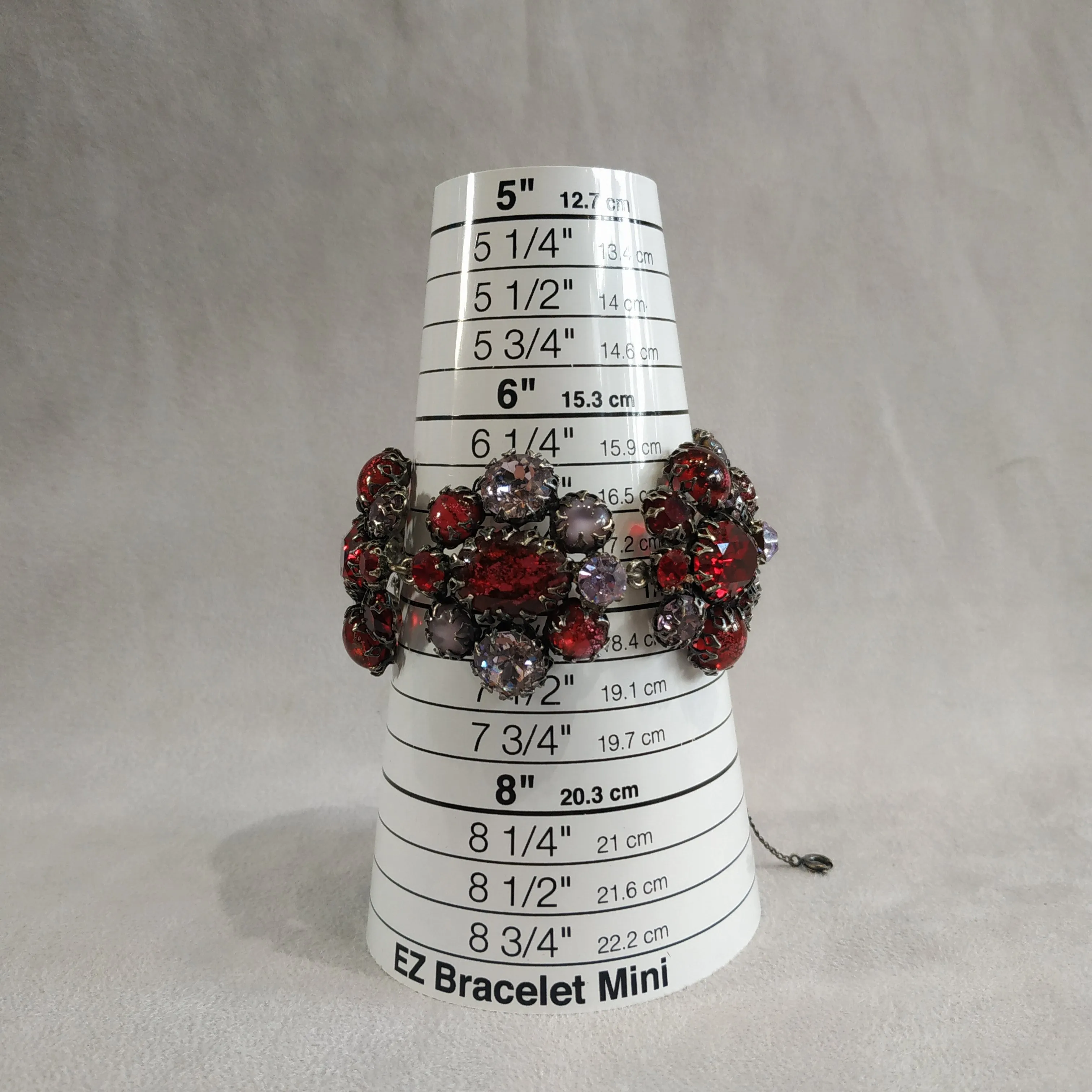 Schreiner Red Pink Vintage Bracelet
