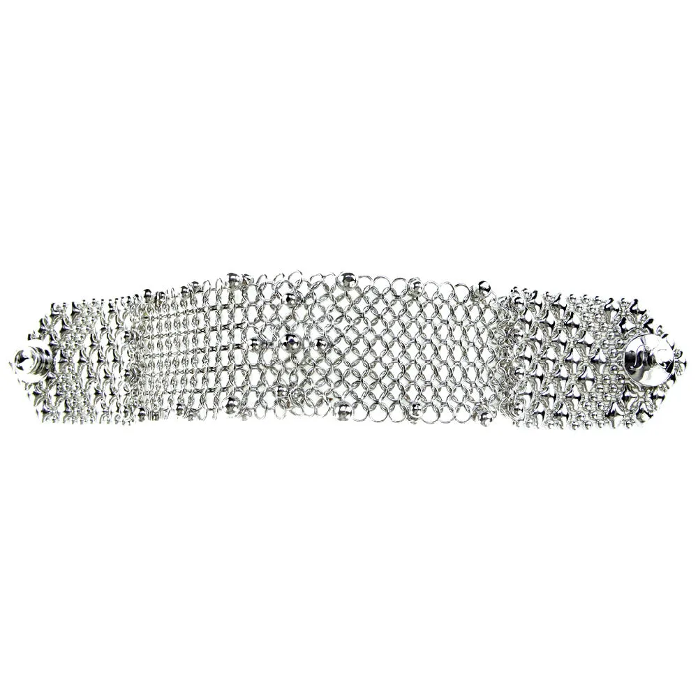 SG Liquid Metal CMB2-N (Chrome Finish) Bracelet by Sergio Gutierrez