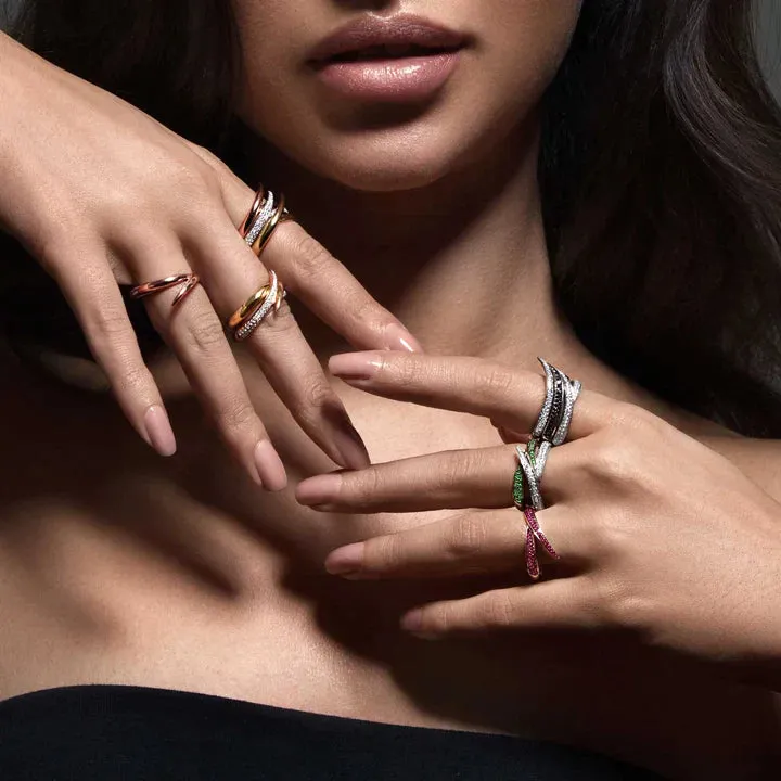 Shaun Leane Interlocking 18ct Yellow and White Gold Ring Set