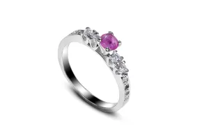 SHINING LIKE A TORCH RUBY RING