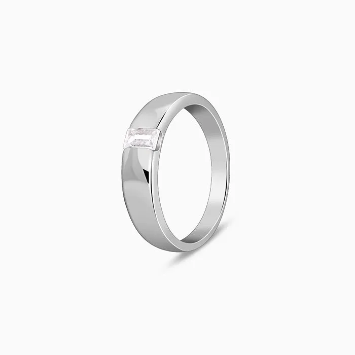 Silver Blaze Ring for Him