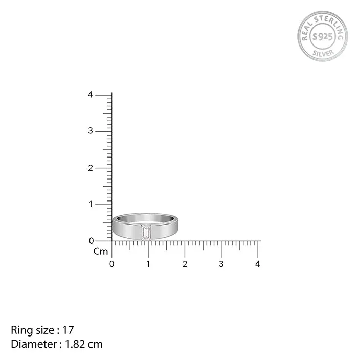 Silver Blaze Ring for Him