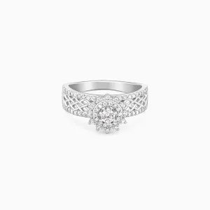 Silver Filigree Florid Ring