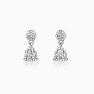 Silver Magadha Jhumki