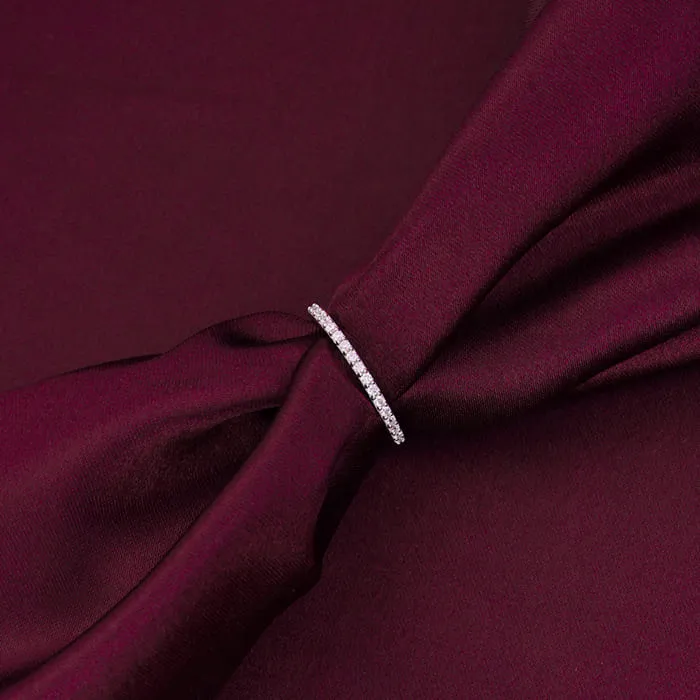 Silver Radiant 2-in-1 Detachable Rings