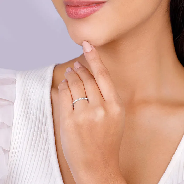 Silver Radiant 2-in-1 Detachable Rings