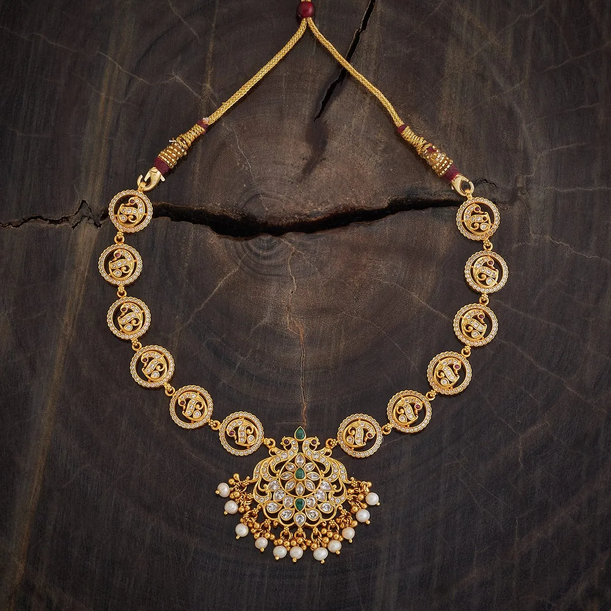 Silver Temple Necklace 162796