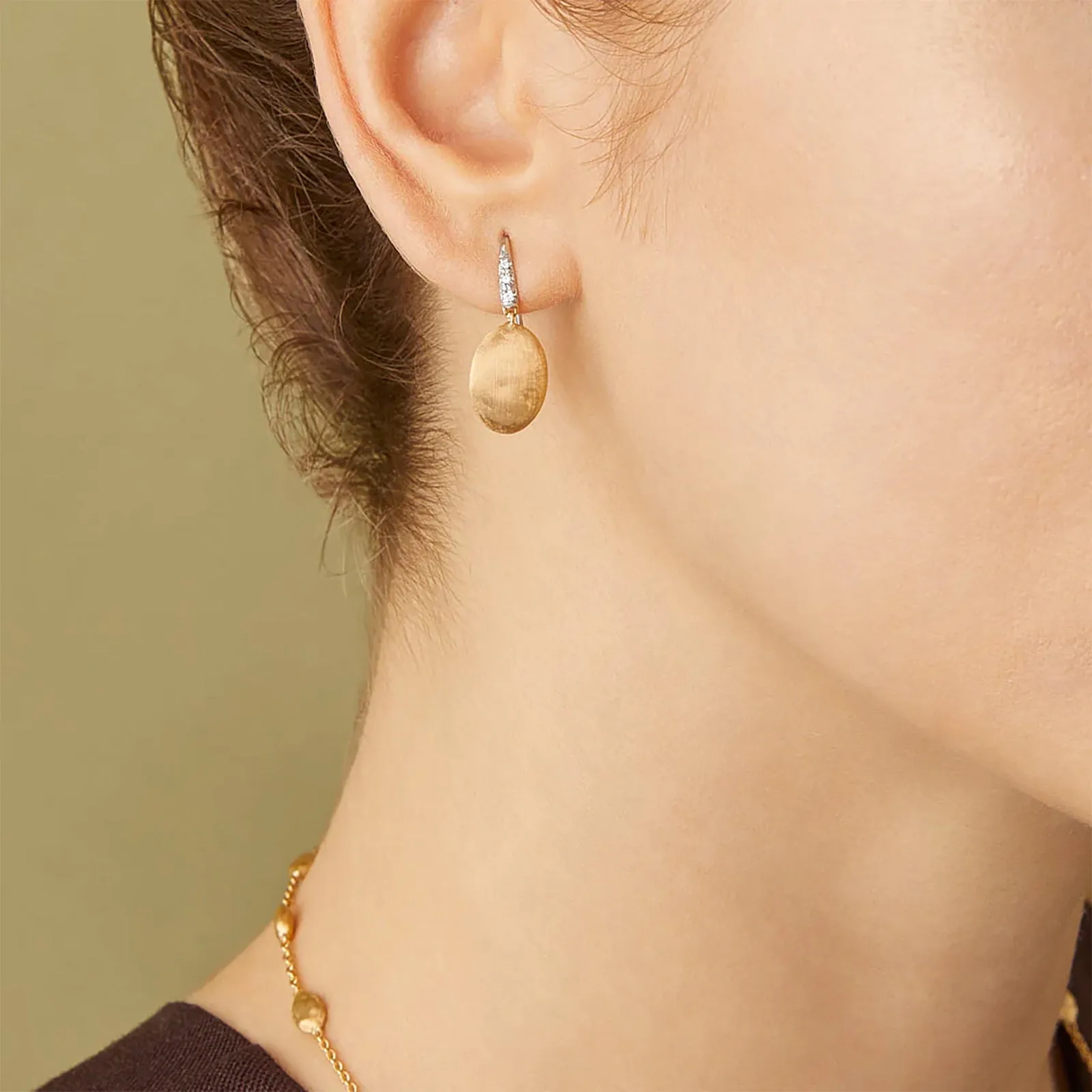 Siviglia Drop Earrings with Diamonds