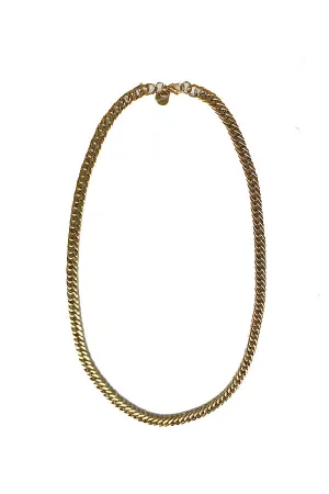 Small Cuban Gold Chain Necklace