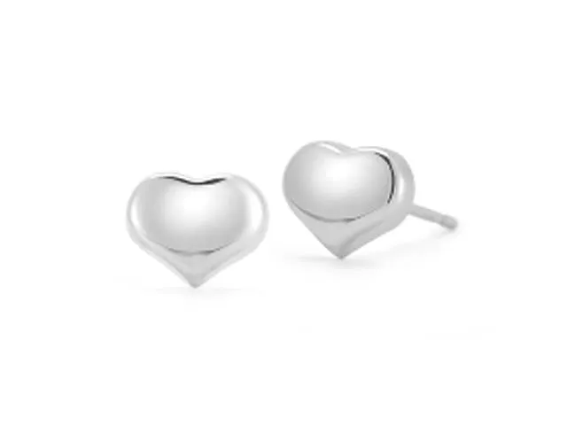 Small Heart Stud Earrings