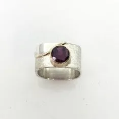 Stacking Garnet Rings