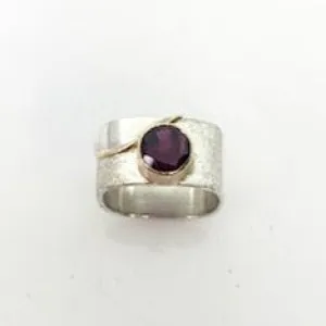 Stacking Garnet Rings