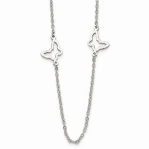 Stainless Steel Butterfly Necklace