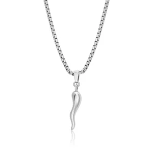Stainless Steel Cornetto Necklace