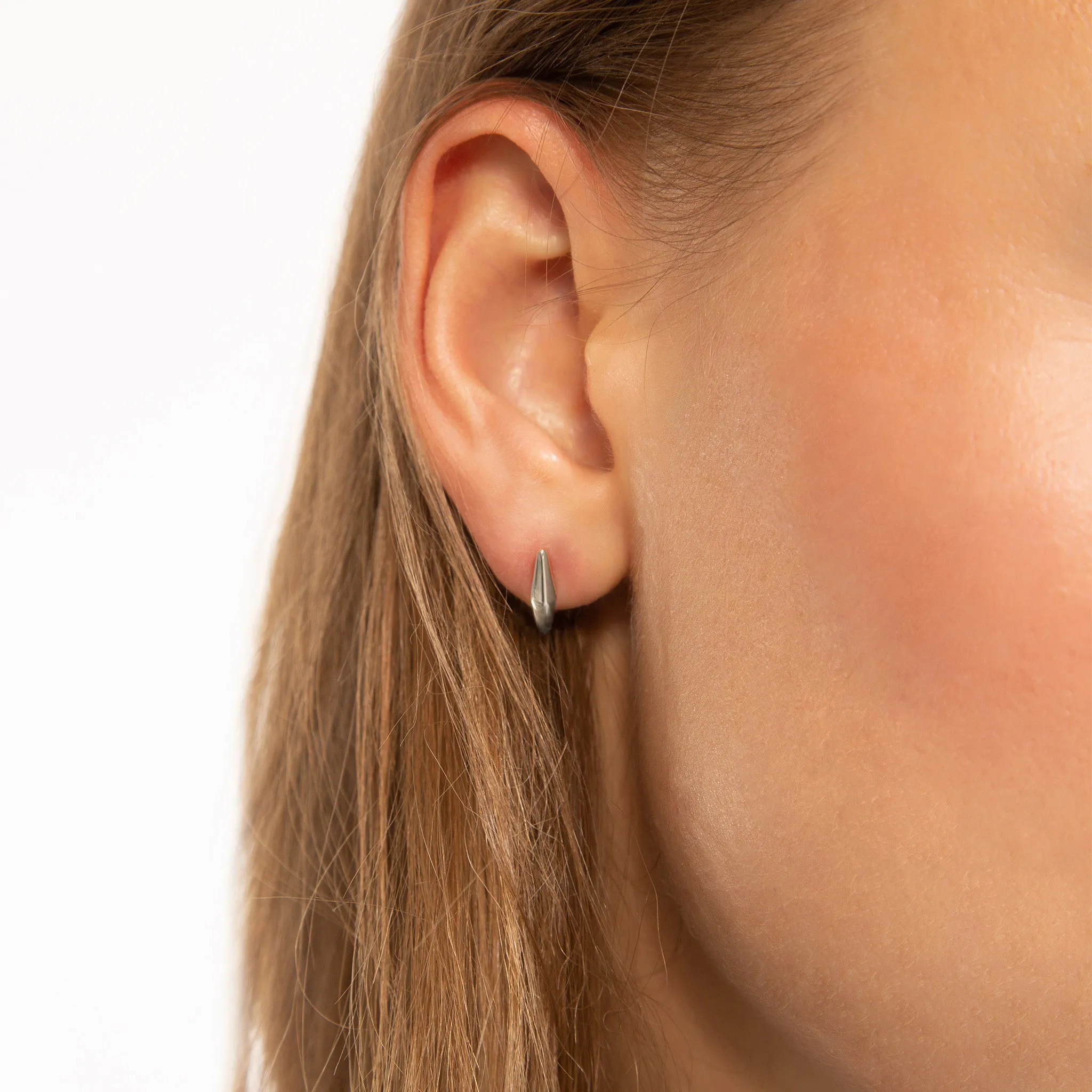 Sterling Silver Petite "Points North" Earring