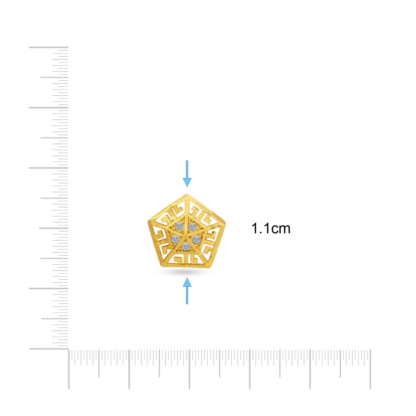 Stone Earring PSST375W-001