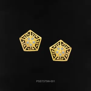Stone Earring PSST375W-001