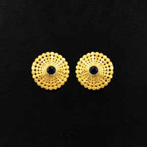 Stone earring PSST91BL-09