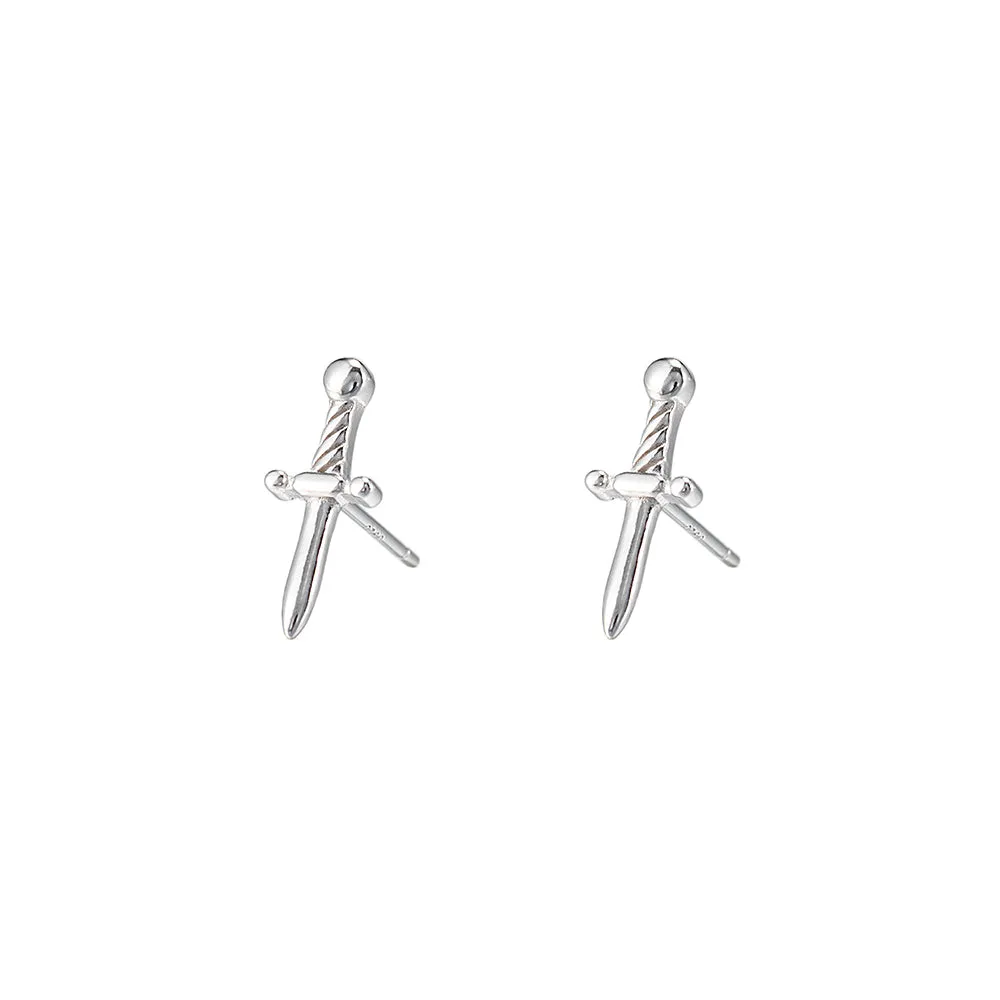 Sword Stud Earrings