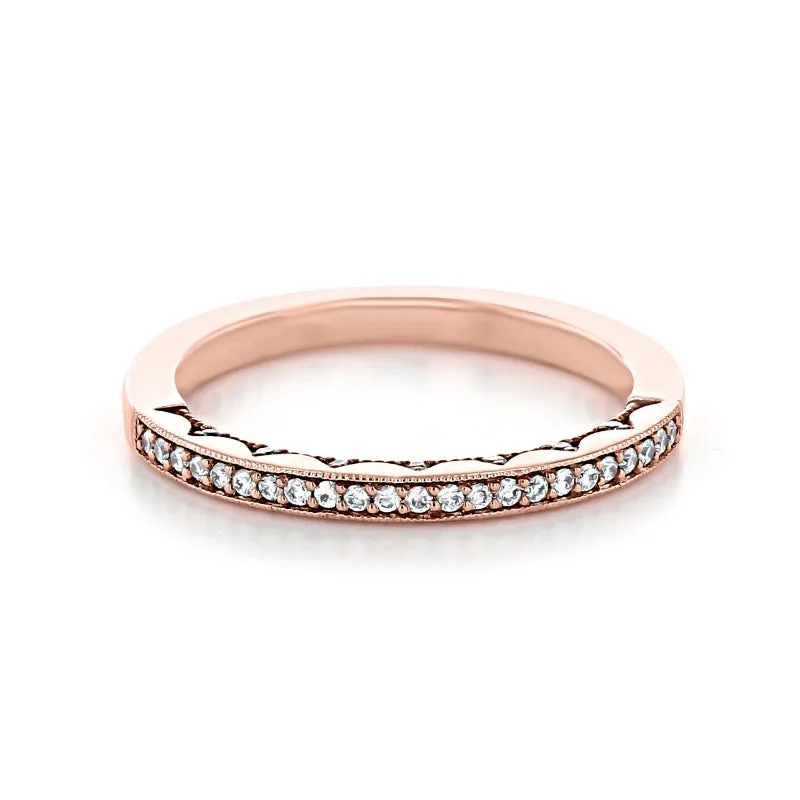 Tacori Costal Crescent Pave Diamond Wedding Band