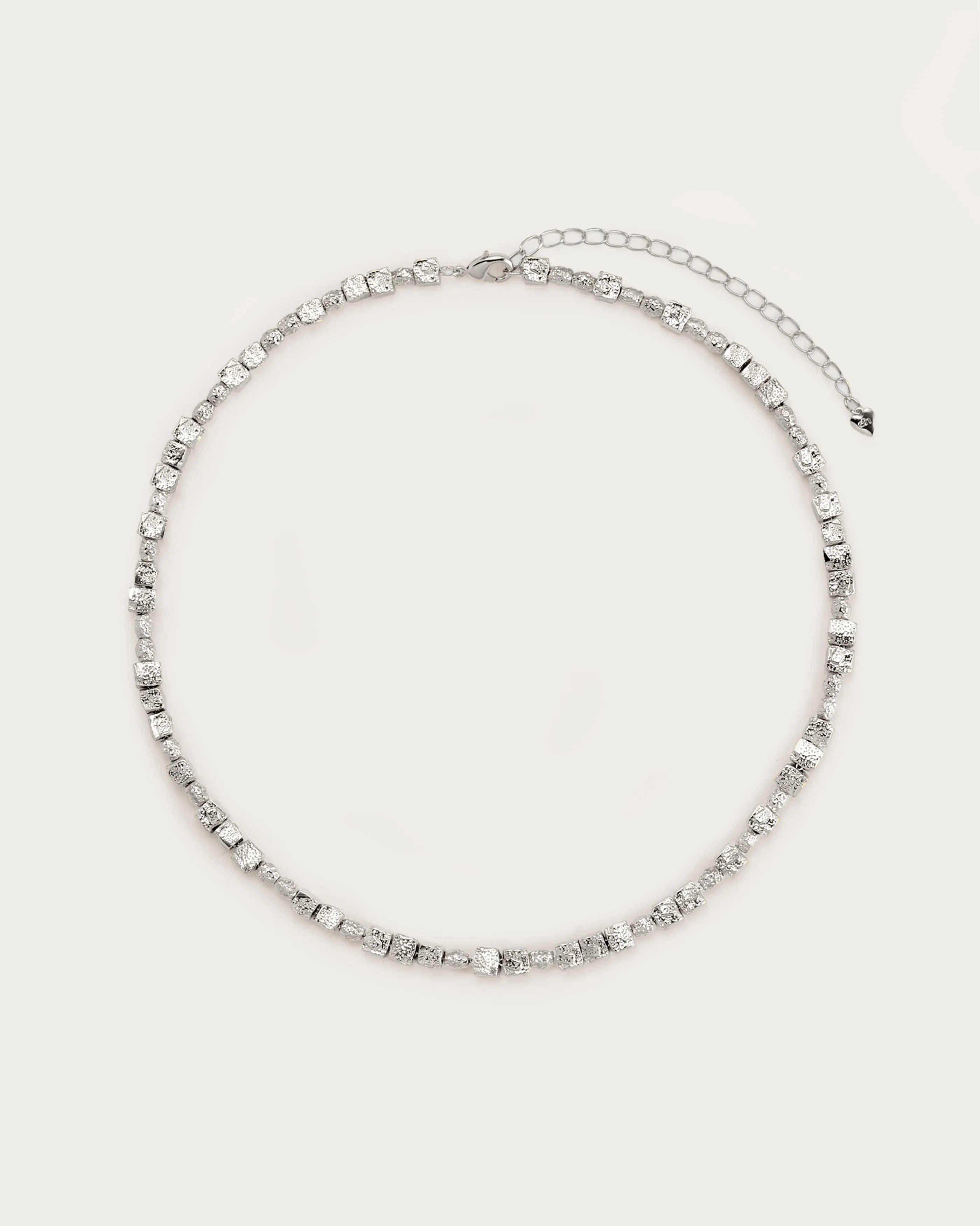 Textured Square Necklace
