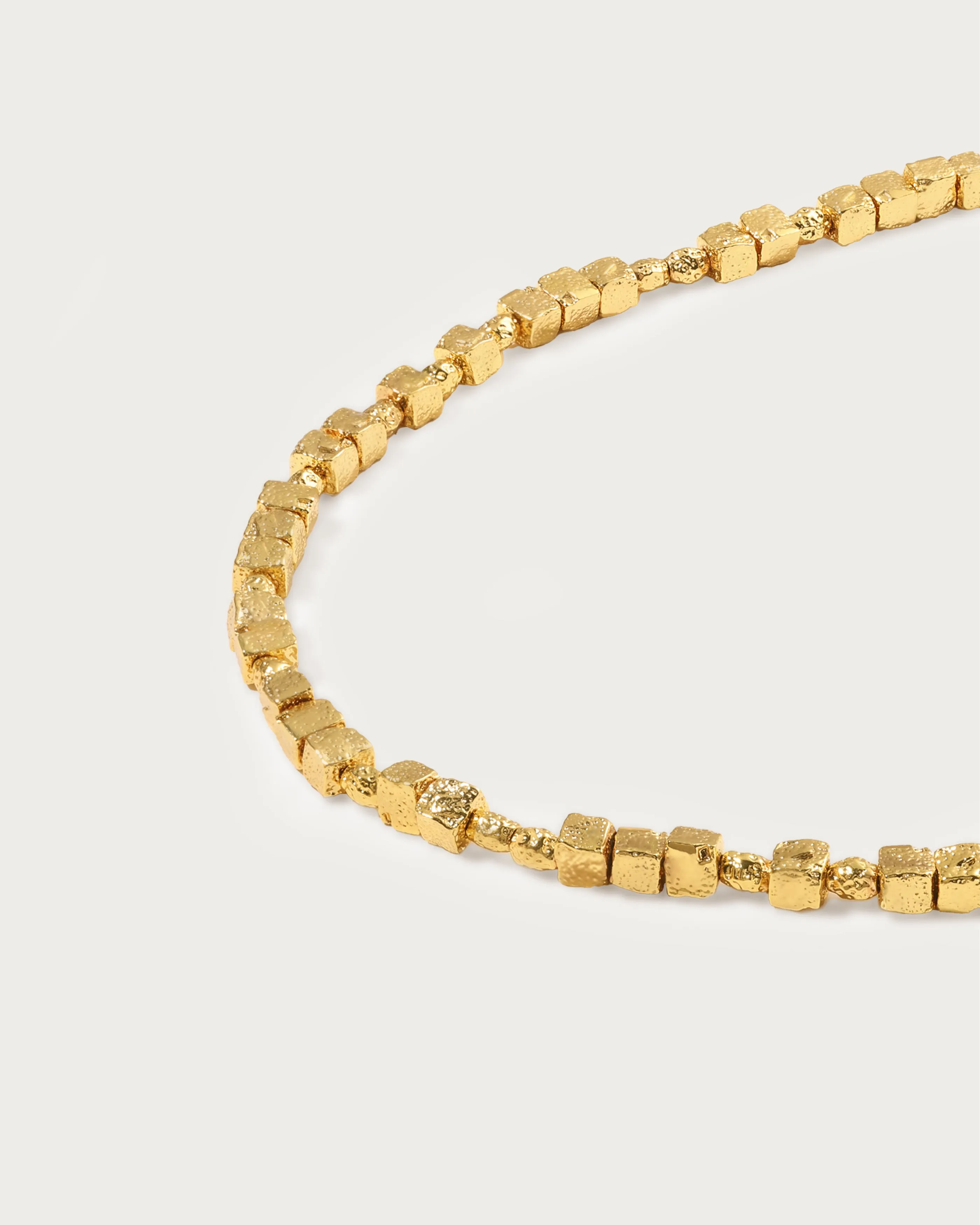 Textured Square Necklace