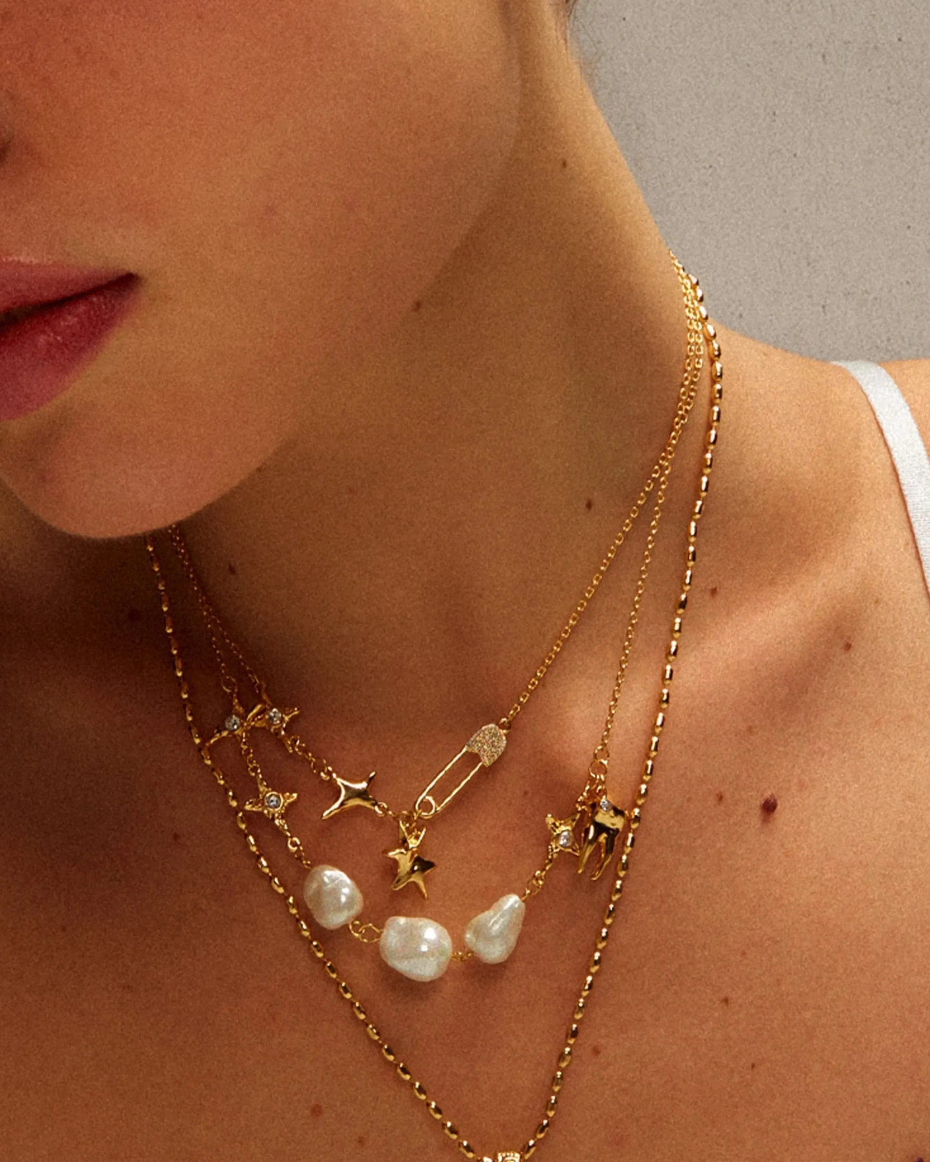 The Mellow Necklace in Gold