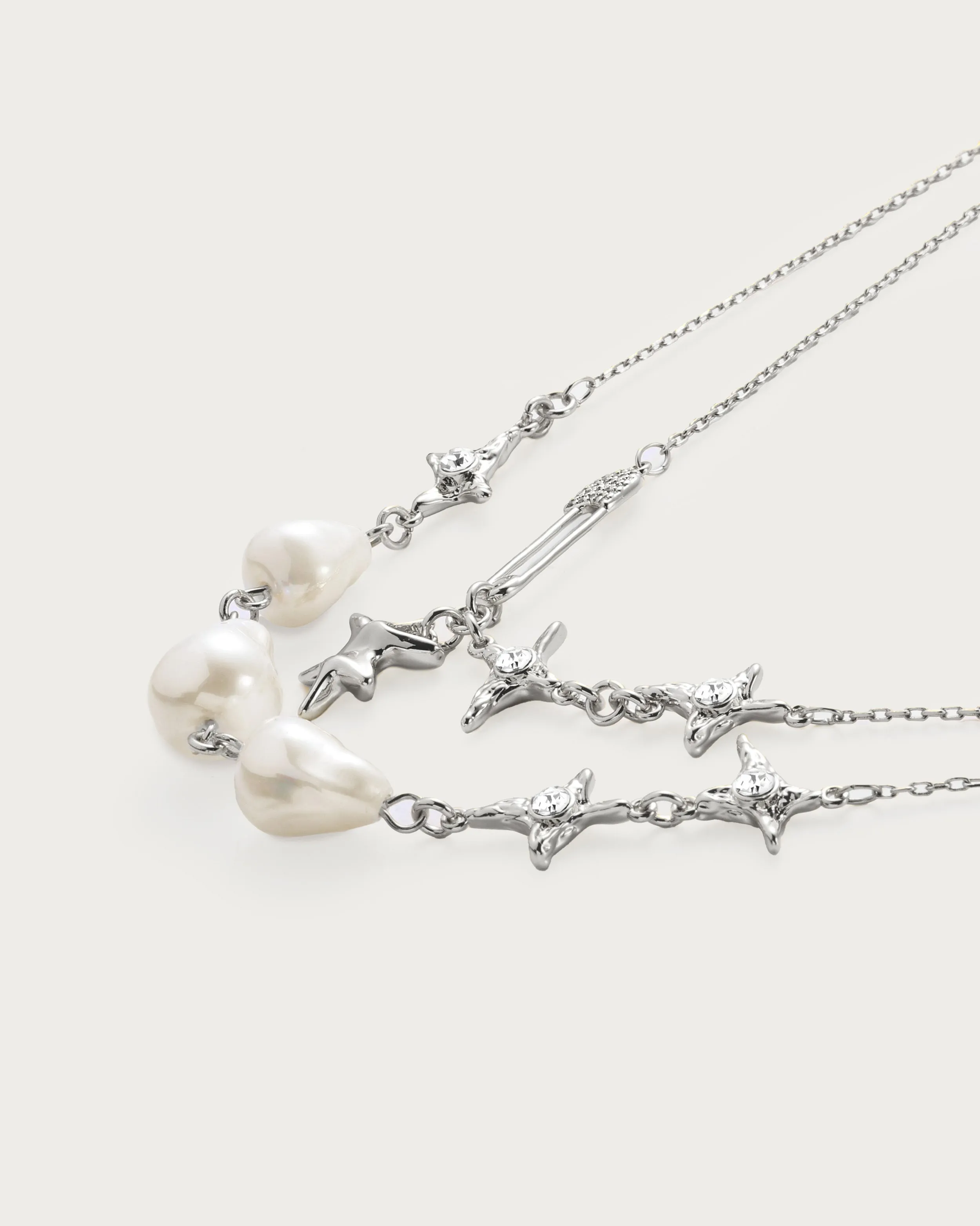 The Mellow Necklace in Silver