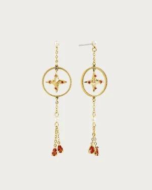 The Star Earrings in Gold