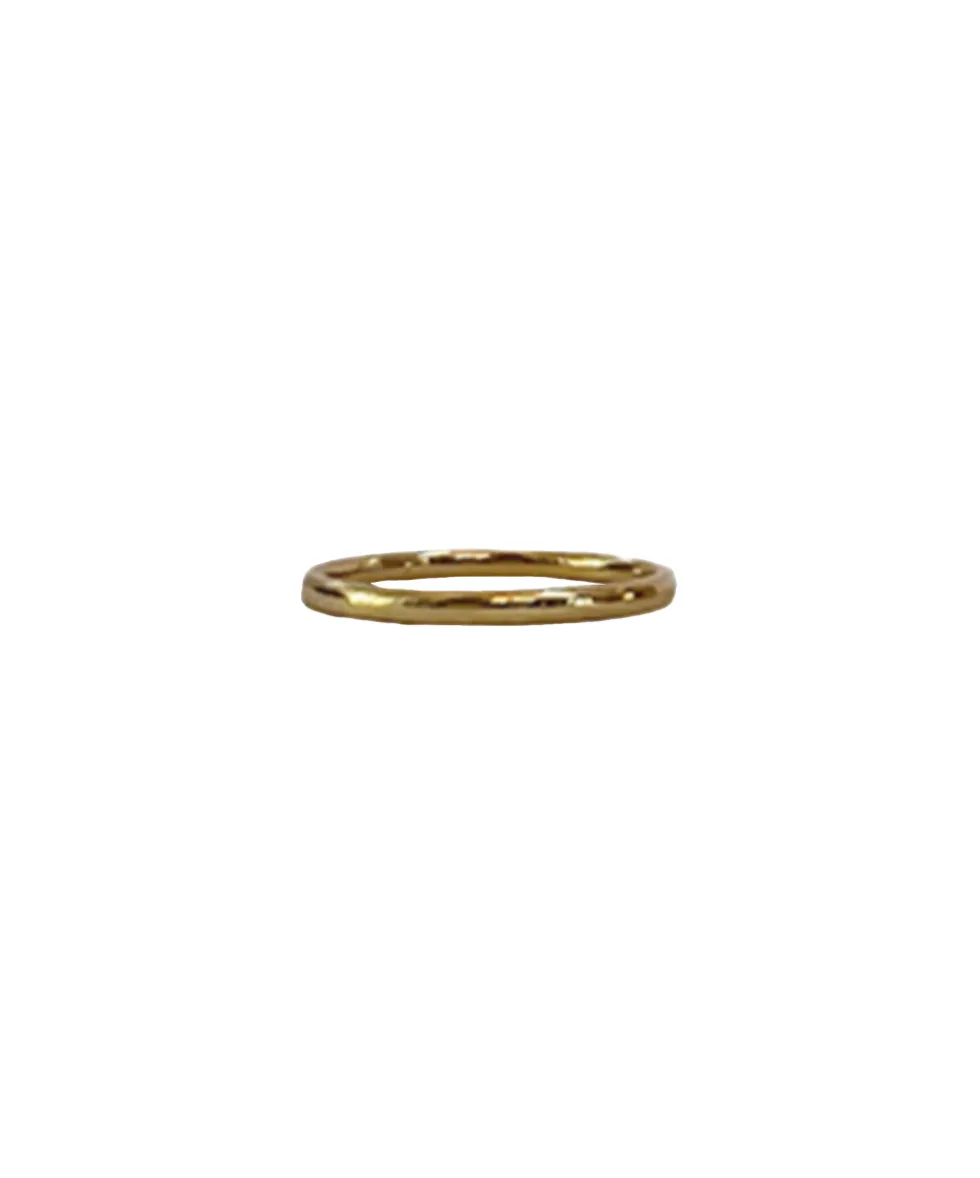 Thin Gold Band Stacking Ring