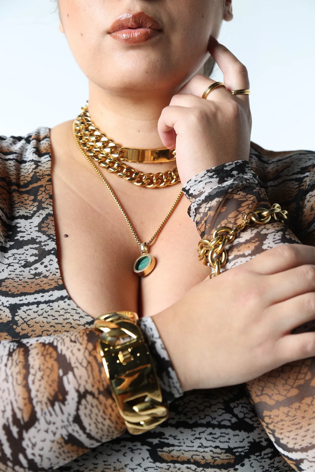 Thin Gold Ring Stack Set