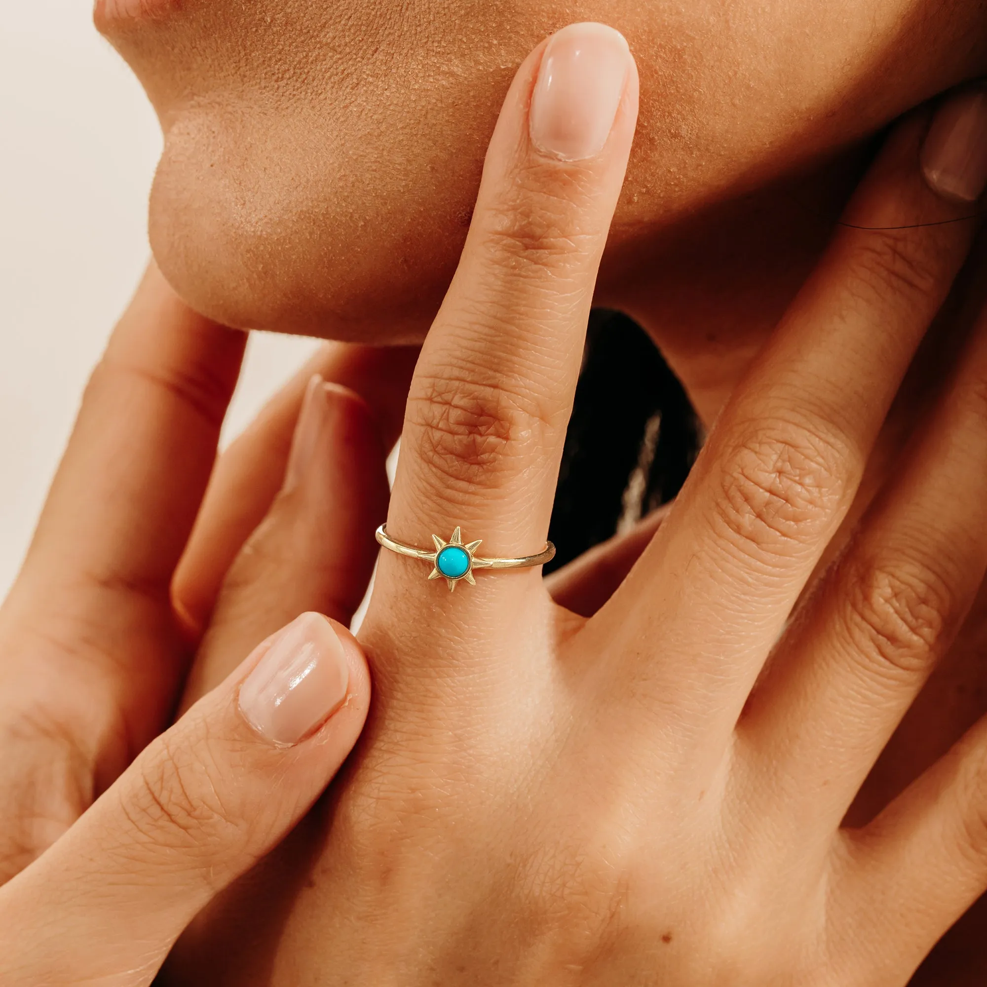 Turquoise Sun Ring, Winona