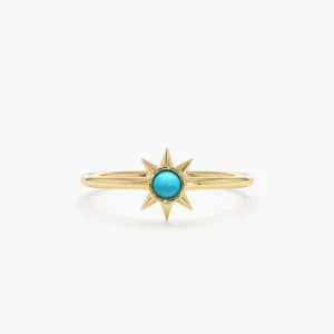Turquoise Sun Ring, Winona