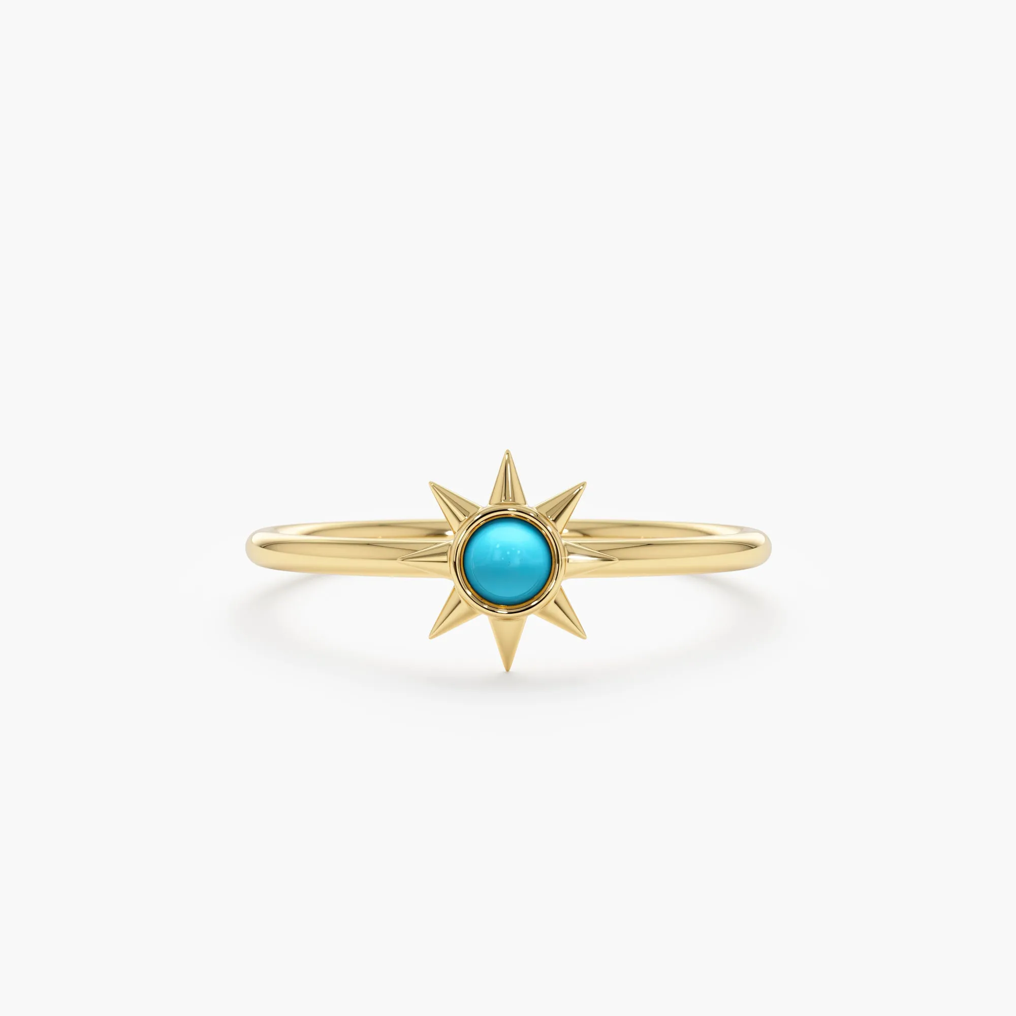 Turquoise Sun Ring, Winona