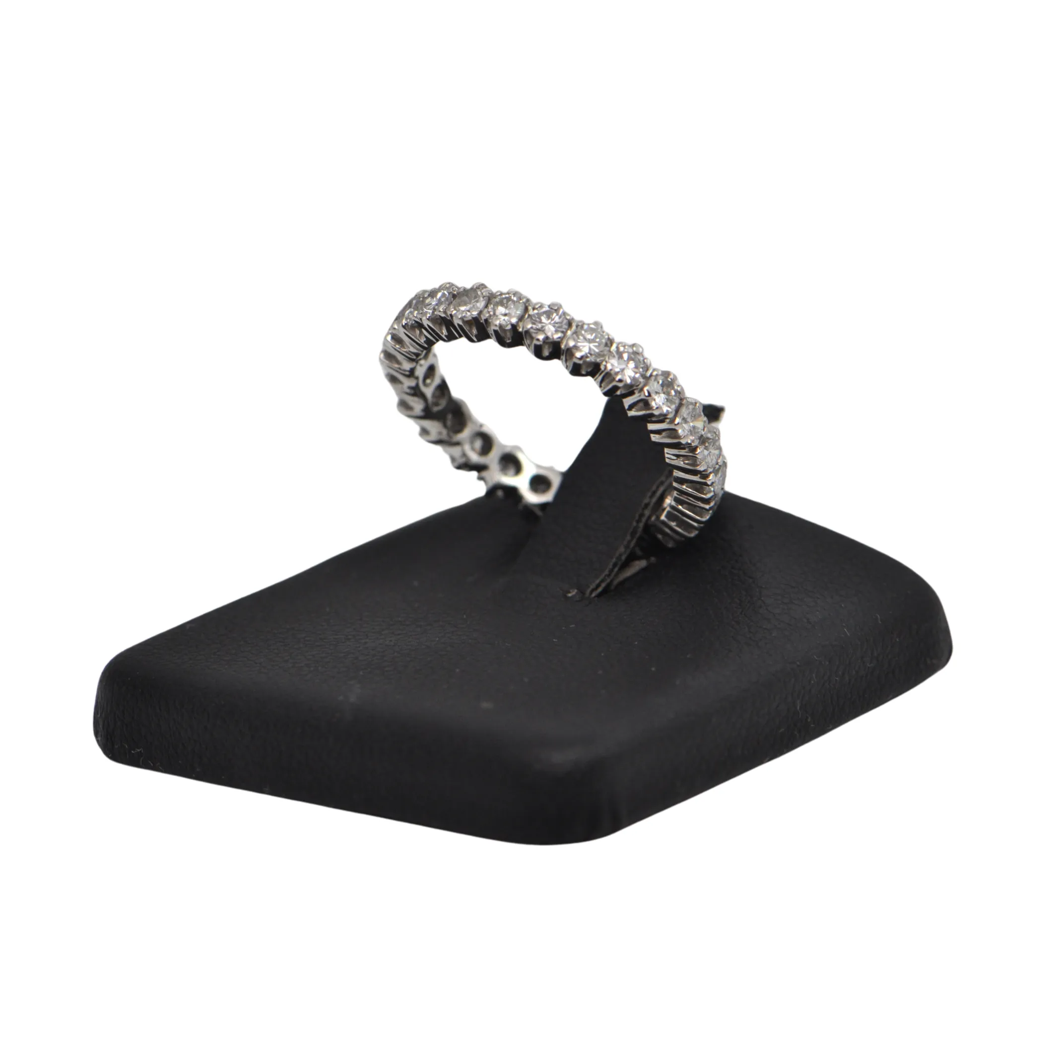 Vintage 2.25ct Diamond 18k Gold Eternity Band