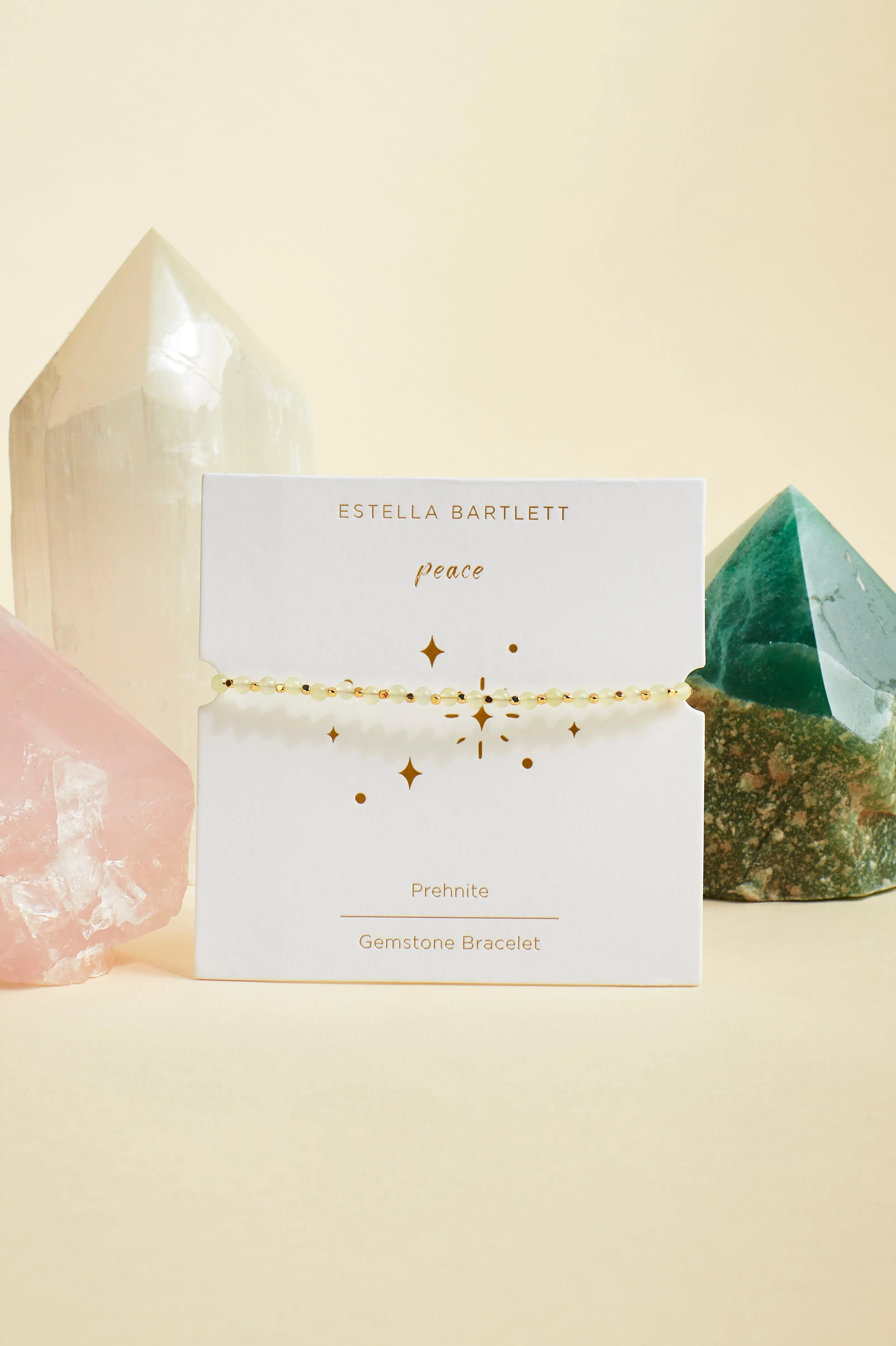 Wellness Prehnite Gemstone Amelia Bracelet