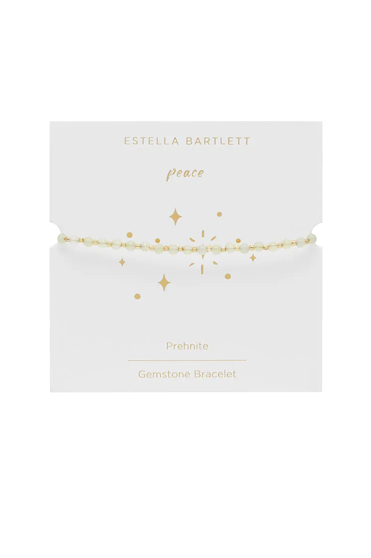 Wellness Prehnite Gemstone Amelia Bracelet
