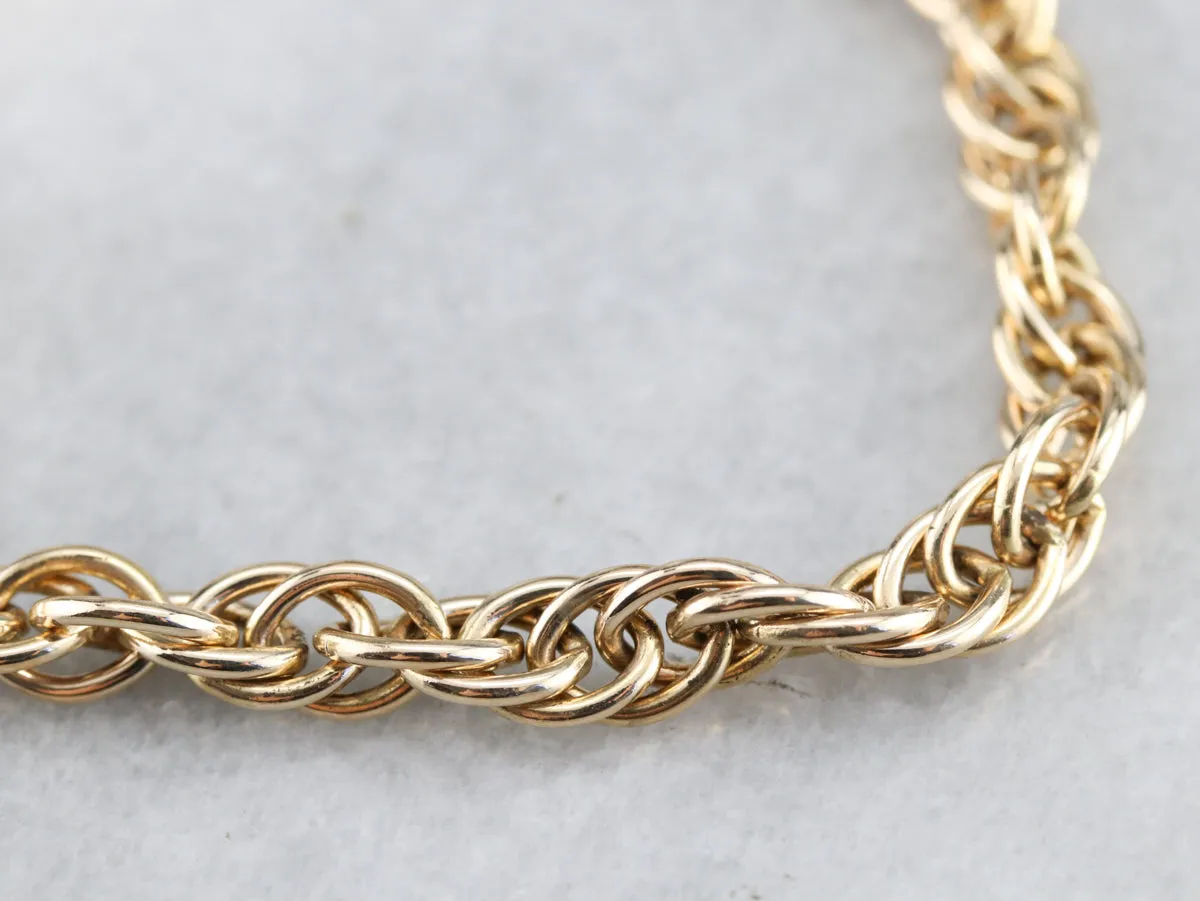 Woven Chain Link Bracelet